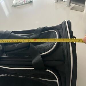 Black Travel small dog bag carrier